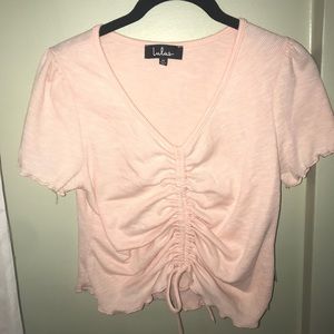 Lulus pink crop top (never worn)